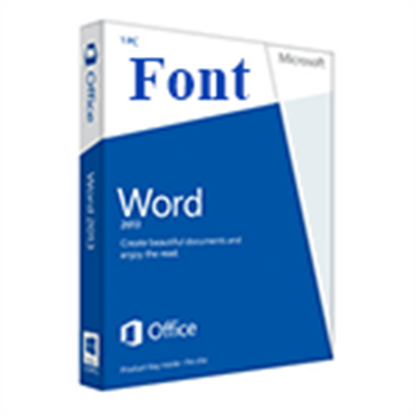 Word - Cách thêm Font chữ vào Word