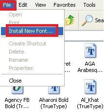 Cách thêm Font chữ vào Word