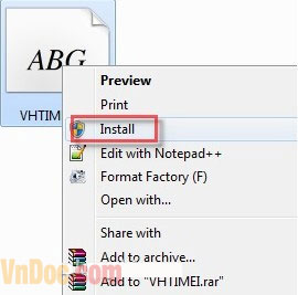 Cách thêm Font chữ vào Word