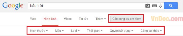 Công cụ tìm kiếm bằng hình ảnh trên Google