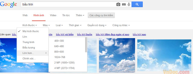Công cụ tìm kiếm bằng hình ảnh trên Google