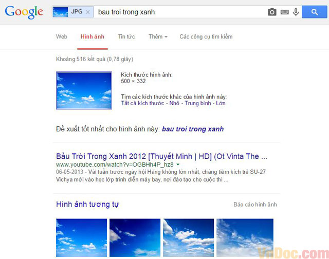 Tìm kiếm bằng hình ảnh trên Google