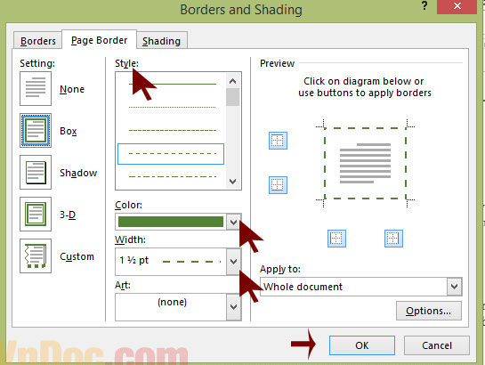 Cách tạo đường viền bao quanh văn bản Tạo khung, viền, boder trong văn bản Word 2013