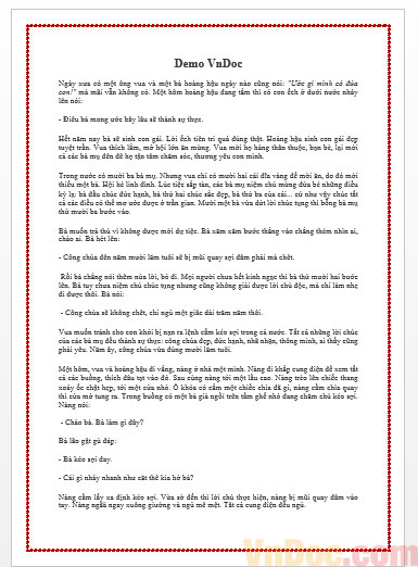 Cách tạo đường viền nghệ thuật Tạo khung, viền, boder trong văn bản Word 2013