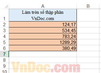 Sau khi loại bỏ bớt số thập phân bảng tính của bạn trông gọn gàng hơn rồi đấy Cách loại bỏ số thập phân sau dấu phẩy trong excel