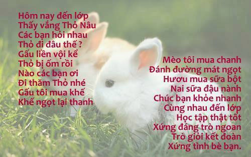 Những bài thơ để đọc lúc đi ngủ cho bé