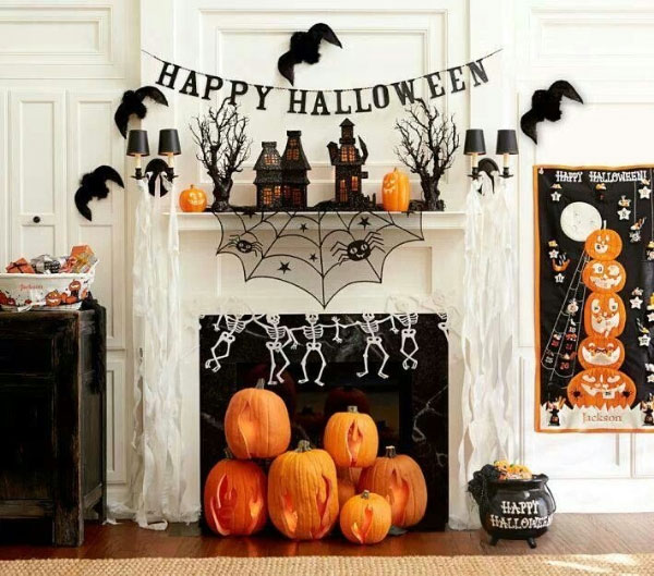 Phong cách trang trí Halloween kinh dị Cách trang trí cho đêm Halloween ấn tượng