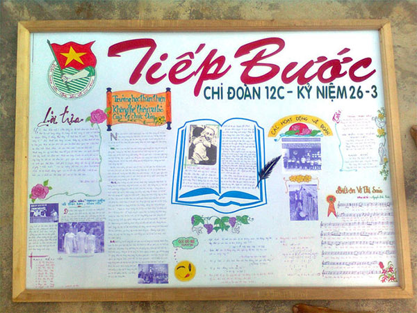 Cách làm báo tường chuẩn nhất