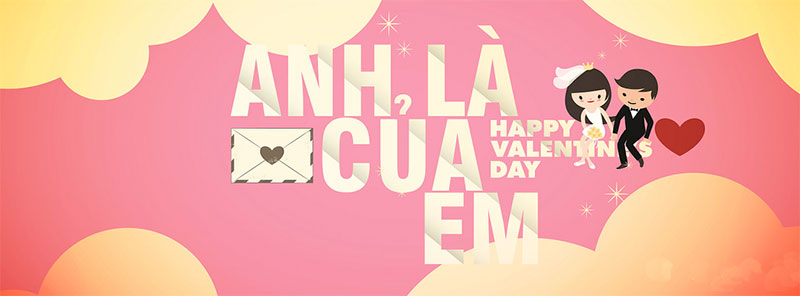 Hình nền Facebook cho ngày lễ tình yêu