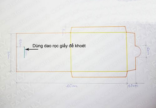 Cách làm phong bao lì xì hình hoa mai cực đẹp đón Tết