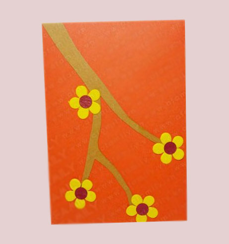 Cách làm phong bao lì xì hình hoa mai cực đẹp đón Tết