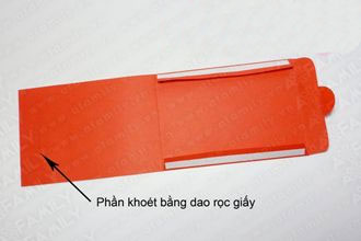 Cách làm phong bao lì xì hình hoa mai cực đẹp đón Tết