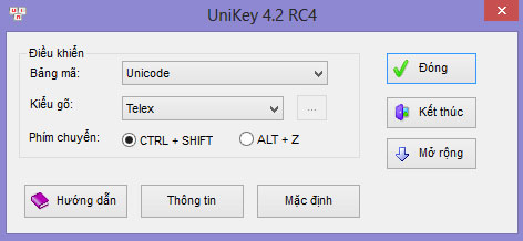 Phần mềm gõ tiếng việt Unikey