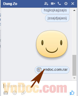 HƯớng dẫn gửi file qua Facebook đơn giản Cách gửi file Word qua Facebook