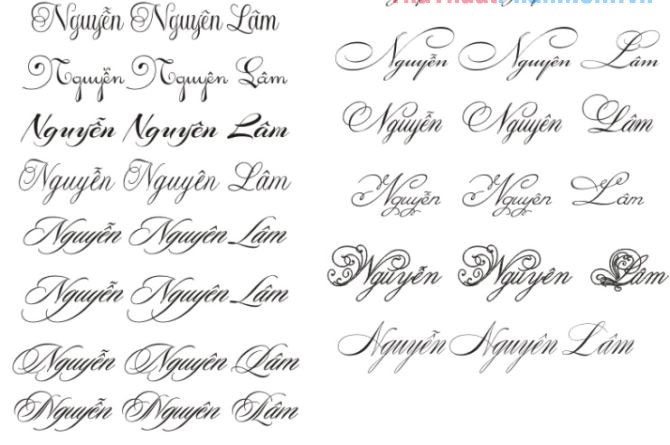 Tổng hợp font chữ viết tay đẹp Bộ font chữ viết tay đẹp nhất