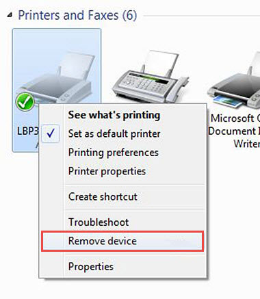 Cách xóa cài đặt máy in đơn giản