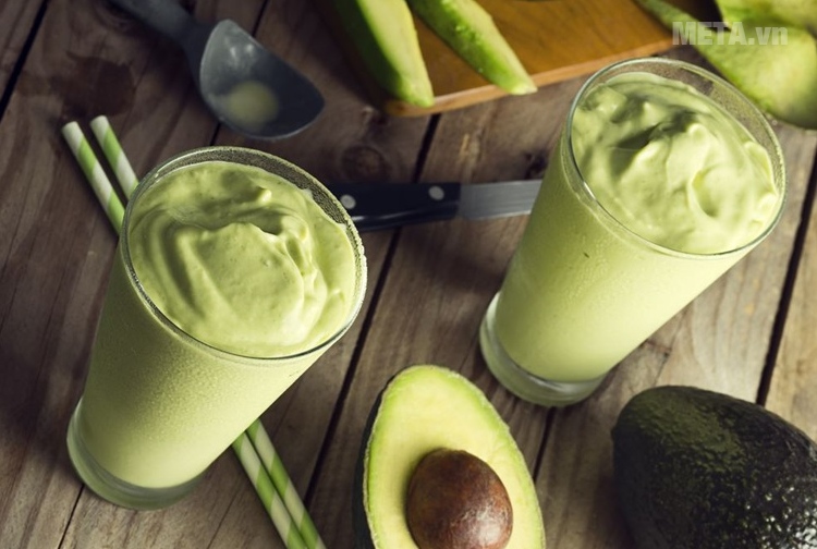 Thành phẩm món sinh tố bơ thơm ngon