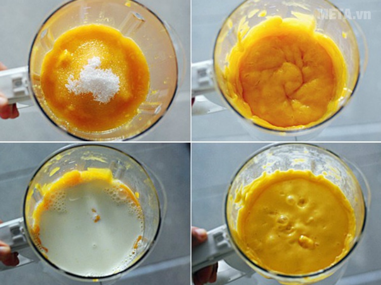 Cách làm sinh tố xoài