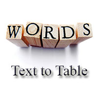 Cách chuyển text sang dạng bảng trong Word