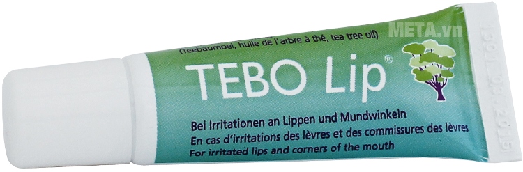 Lăn dưỡng môi Tebo Lip 10ml dạng tuýp tiện lợi