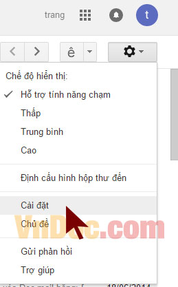 Đăng nhập vào tài khoản Gmail