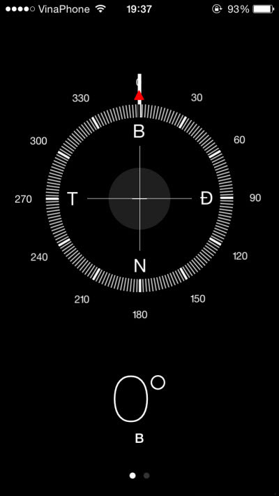 Hướng dẫn cách xem la bàn trên iPhone