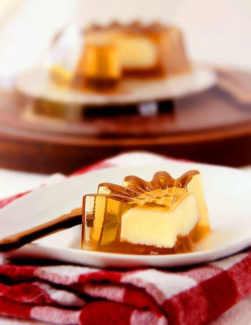 Tự làm bánh flan rau câu siêu ngon Cách làm bánh flan rau câu vừa đẹp vừa ngon