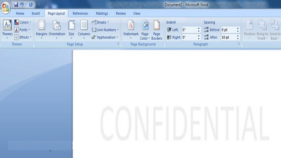 Cách tạo watermark trong word 2007 Cách chèn logo chìm vào trong Word