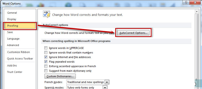 Cách viết tắt trong Word