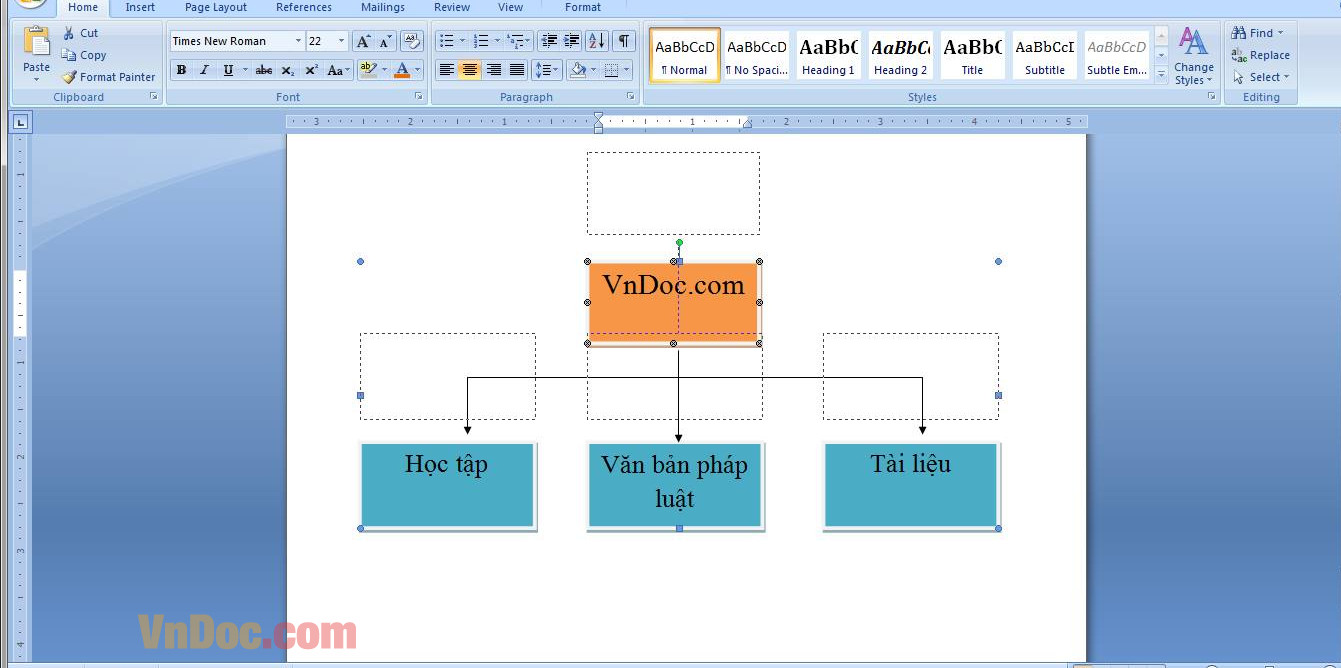 Cách nhóm khối hình ảnh trong Word 2007 2010 2013