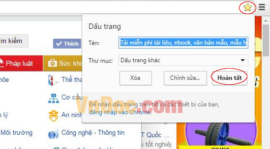 Cách đánh dấu trang Web yêu thích trên trình duyệt Hướng dẫn tạo bookmark trên trình duyệt web