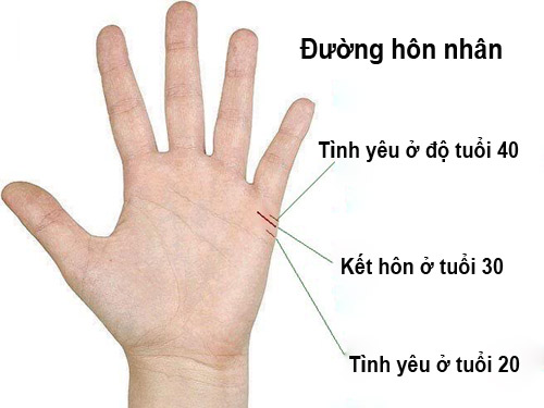 Hé lộ tuổi kết hôn bằng cách đo chỉ tay siêu chuẩn