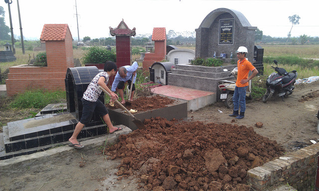 Văn khấn trước khi bốc mộ