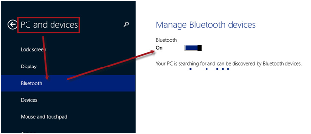 Cách bật tắt Bluetooth trên win 8 Cách bật tắt Bluetooth trên máy tính