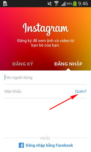 Thủ thuật lấy lại mật khẩu Instagram Thủ thuật lấy lại mật khẩu Instagram