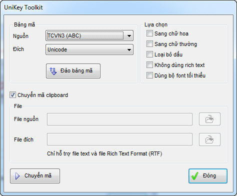 Bật Unikey Toolkit để chuyển phông chữ trong word và excel  Cách chuyển phông chữ trong word và excel