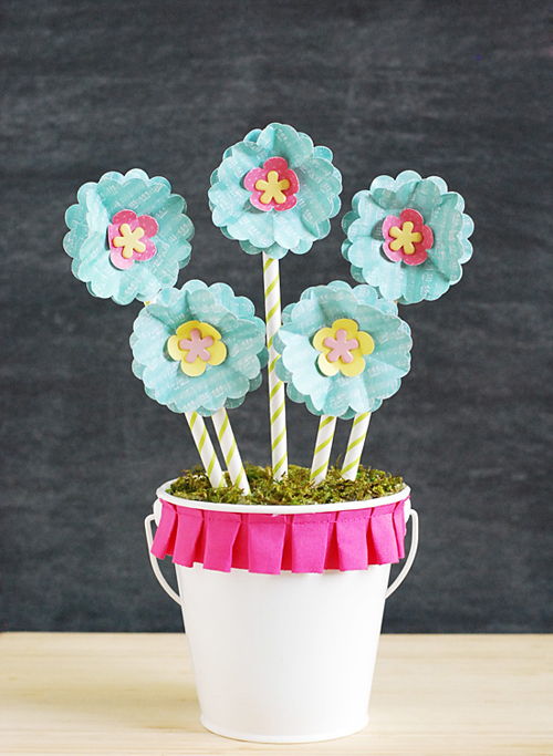 Hướng dẫn làm chậu hoa bằng giấy  Cách làm chậu hoa giấy handmade xinh xắn cho Tết Nguyên Đán