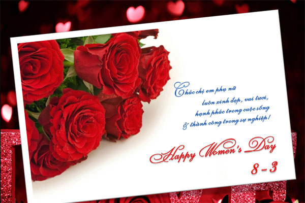 Bài phát biểu của Chủ tịch Hội liên hiệp phụ nữ ngày 8-3 Bài phát biểu của Chủ tịch Hội liên hiệp phụ nữ