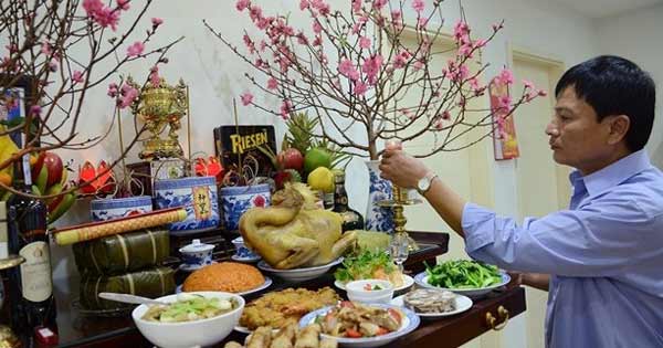 Văn khấn rước ông bà tổ tiên 30 tết