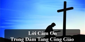 Lời cảm tạ sau tang lễ Công giáo