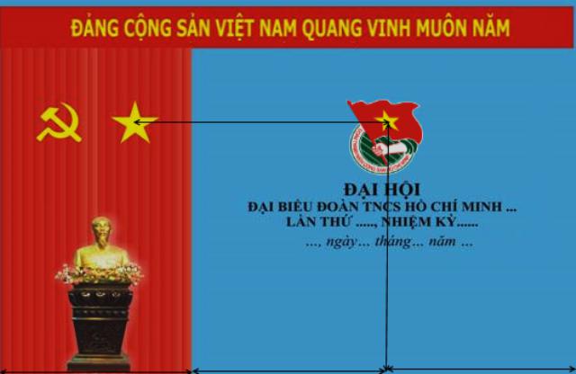 cách trang trí phông đại hội chi đoàn