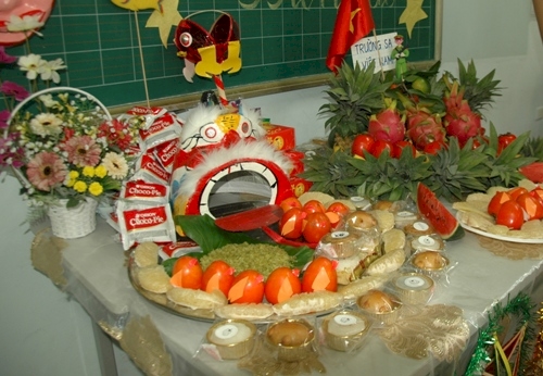 Mâm cỗ trung thu đẹp