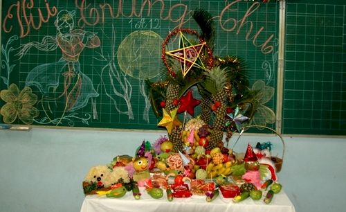 Cách bày mâm cỗ trung thu