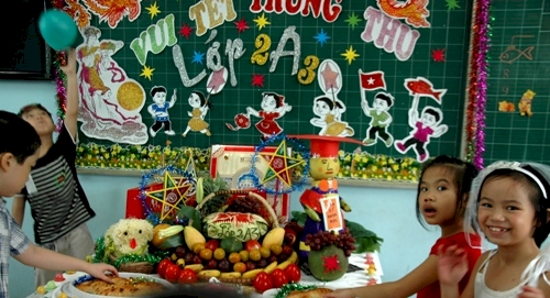 Cách trang trí mâm cỗ trung thu