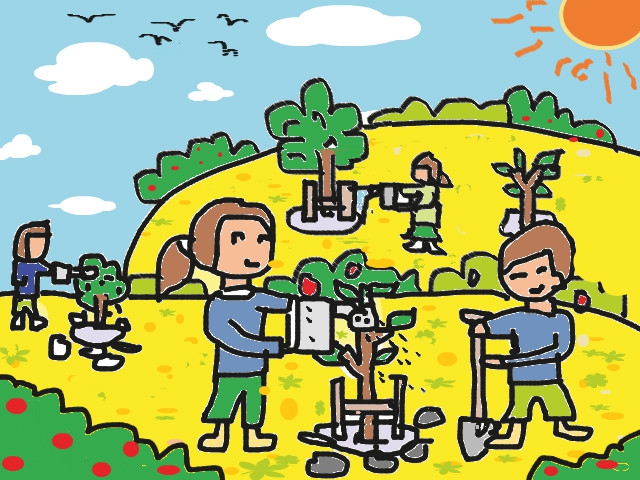 Tranh vẽ bảo vệ môi trường