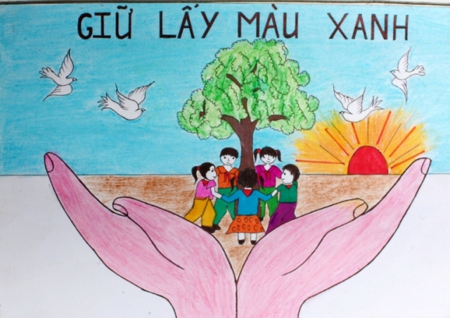 Tranh vẽ bảo vệ môi trường