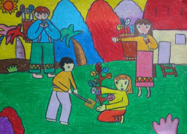 Tranh vẽ bảo vệ môi trường