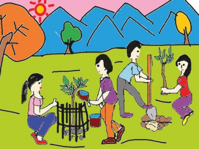 Tranh vẽ bảo vệ môi trường