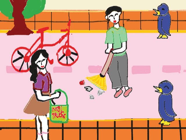 Tranh vẽ bảo vệ môi trường