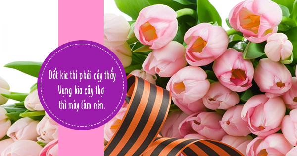 Cách viết thiếp chức mừng 20-11